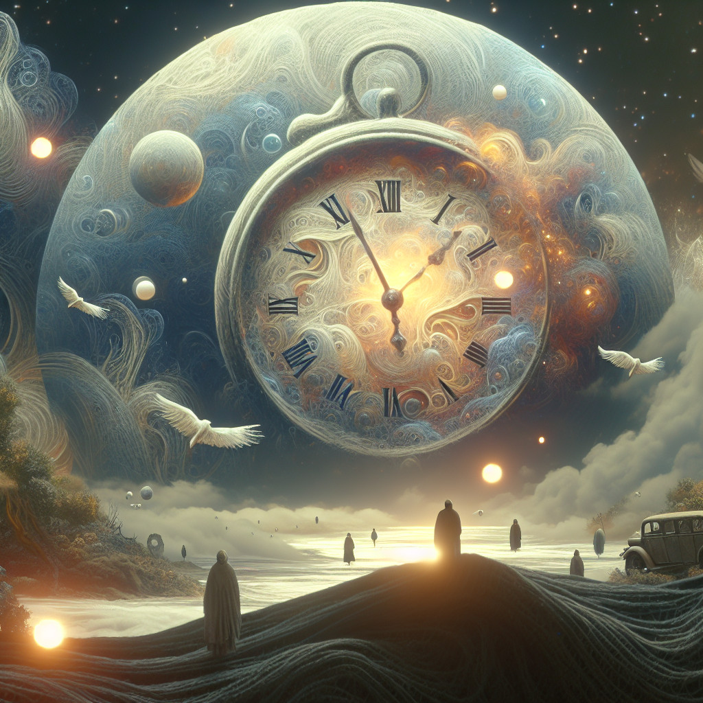 Künstlerische Interpretation des Traumsymbols: alte Dinge