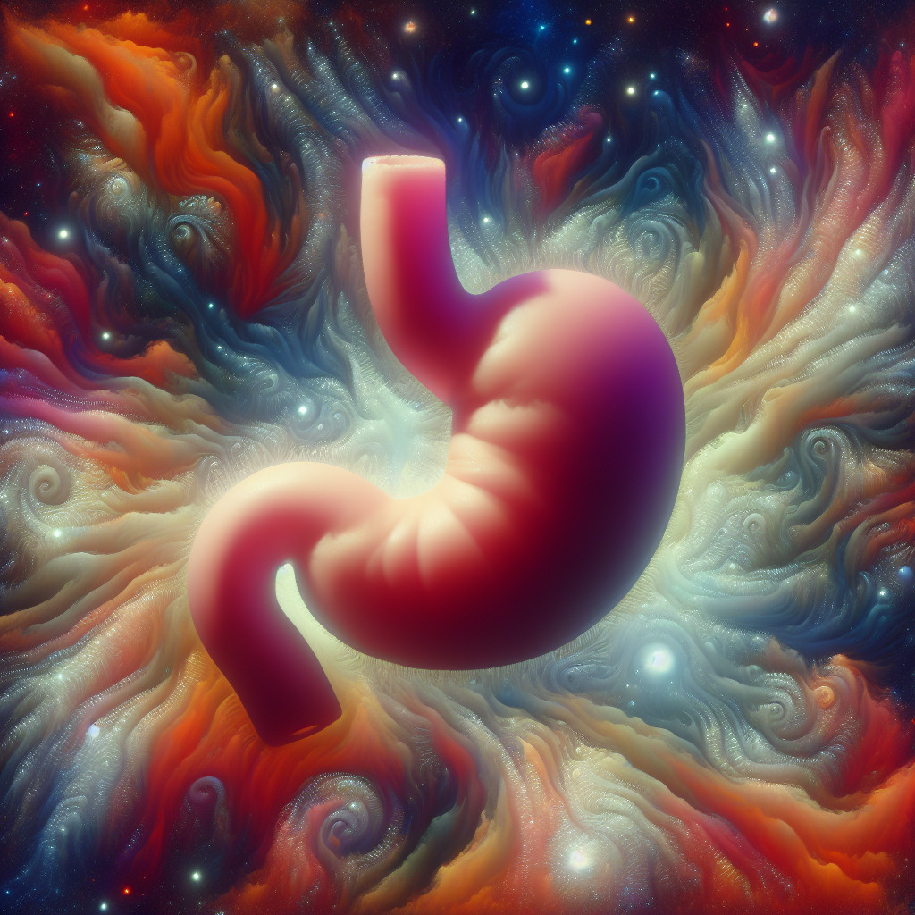 Künstlerische Interpretation des Traumsymbols: Bauch