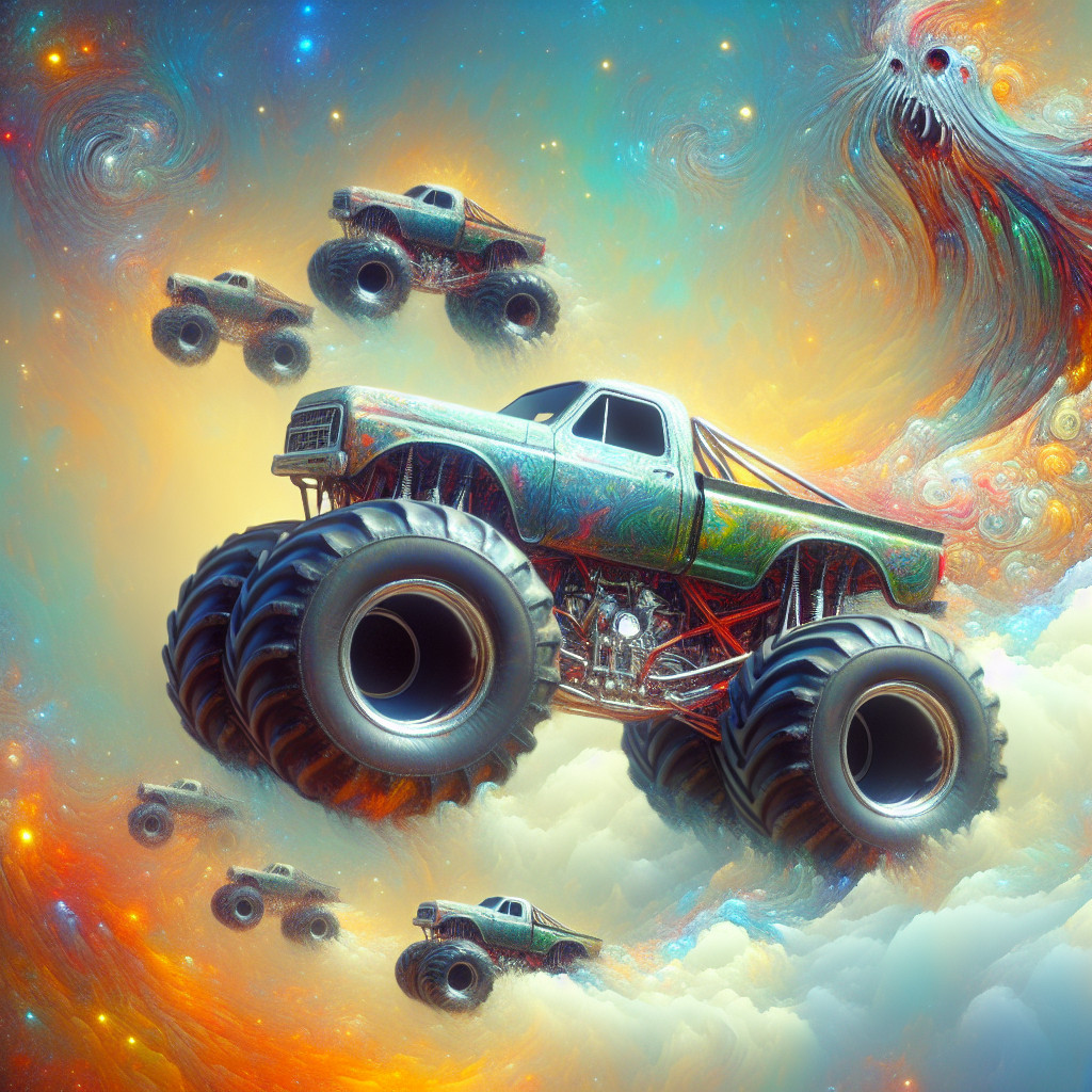 Bild zum Traum: Feen und Monstertrucks liefern sich einen Kampf in einer Höhle